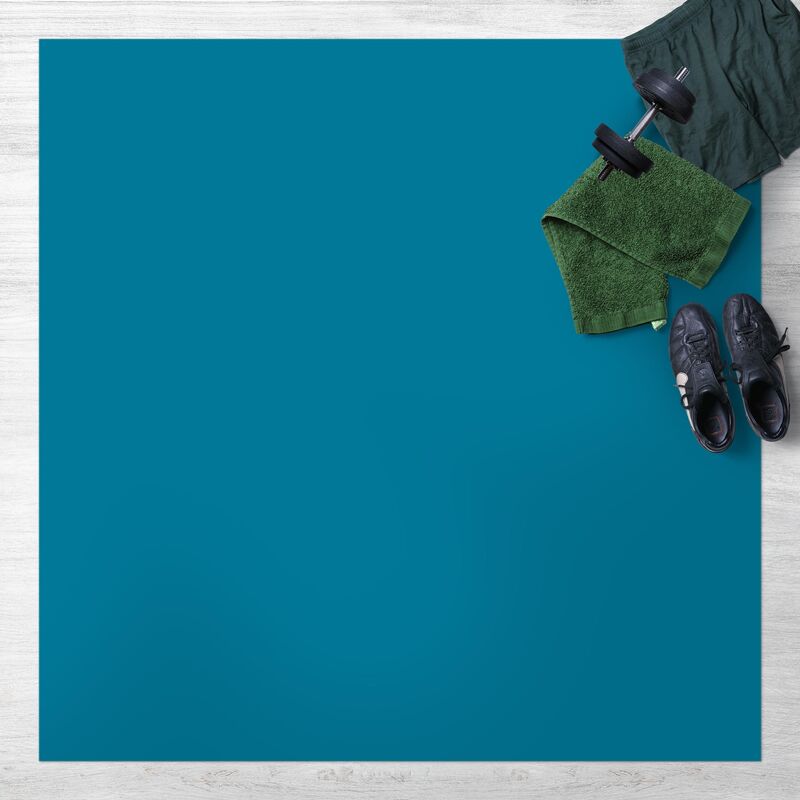 

Alfombras vinílicas - Petrol - Cuadrado 1:1 Dimensión LxA: 80cm x 80cm