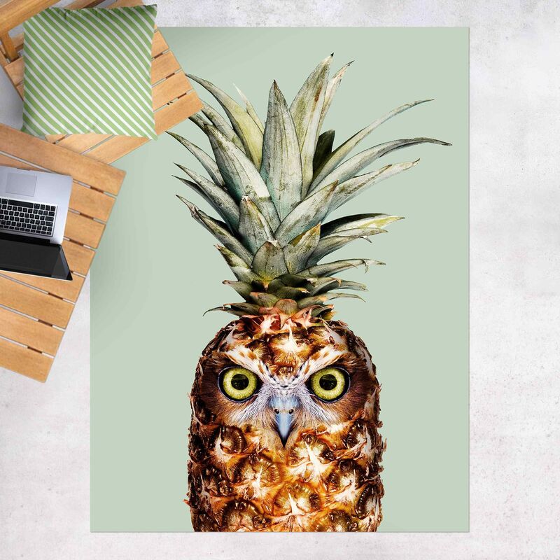 

Alfombras vinílicas - Pineapple With Owl - Alto 4:3 Dimensión LxA: 80cm x 60cm