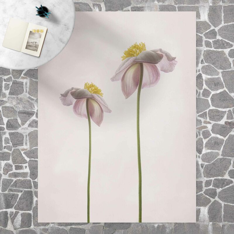 

Alfombras vinílicas - Pink Anemone Flowers - Alto 4:3 Dimensión LxA: 140cm x 105cm