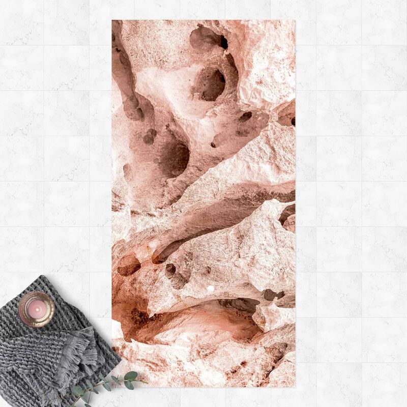 

Bilderwelten - Alfombras vinílicas - Pink Cliffs Shaped By The Ocean - Alto 2:1 Dimensión LxA: 240cm x 120cm