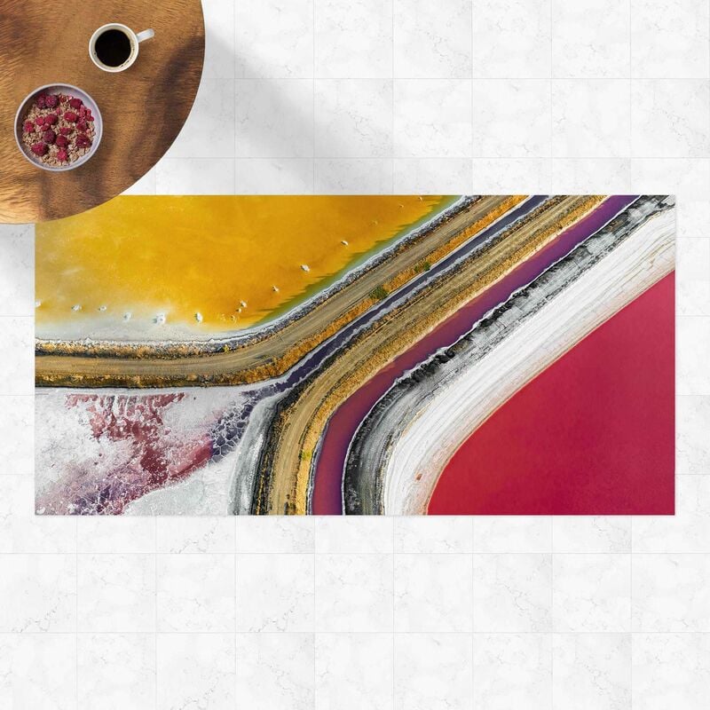 

Bilderwelten - Alfombras vinílicas - Play Of Colours In Californian Saltlake - Apaisado 1:2 Dimensión LxA: 90cm x 180cm