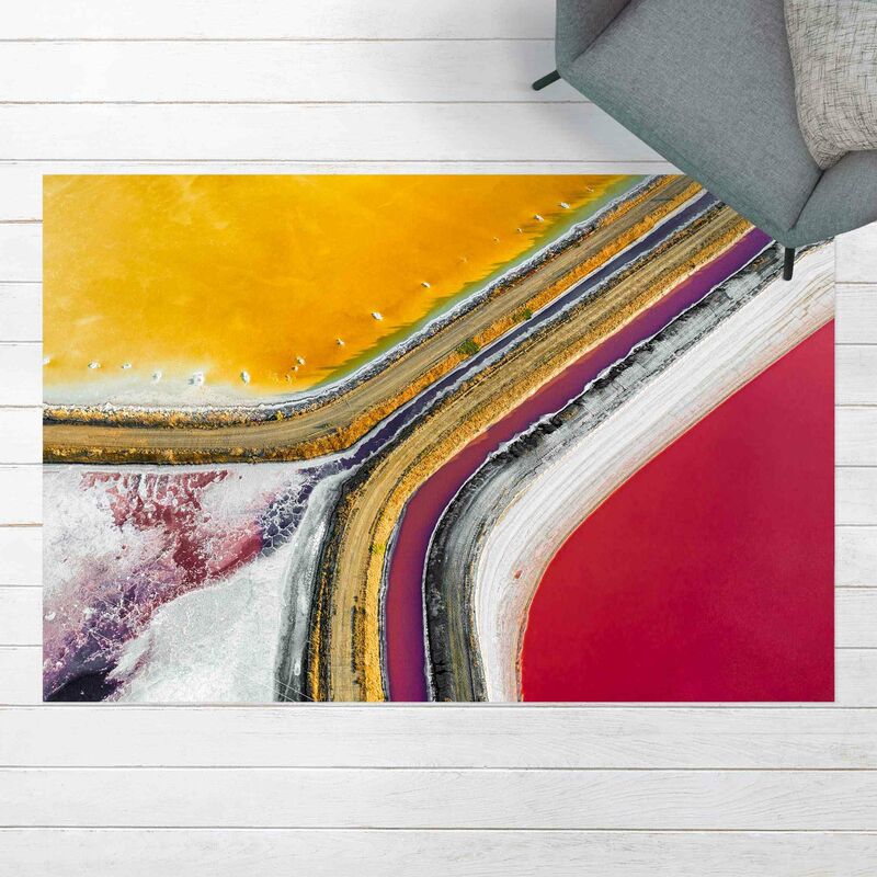 

Alfombras vinílicas - Play Of Colours In Californian Saltlake - Apaisado 2:3 Dimensión LxA: 120cm x 180cm