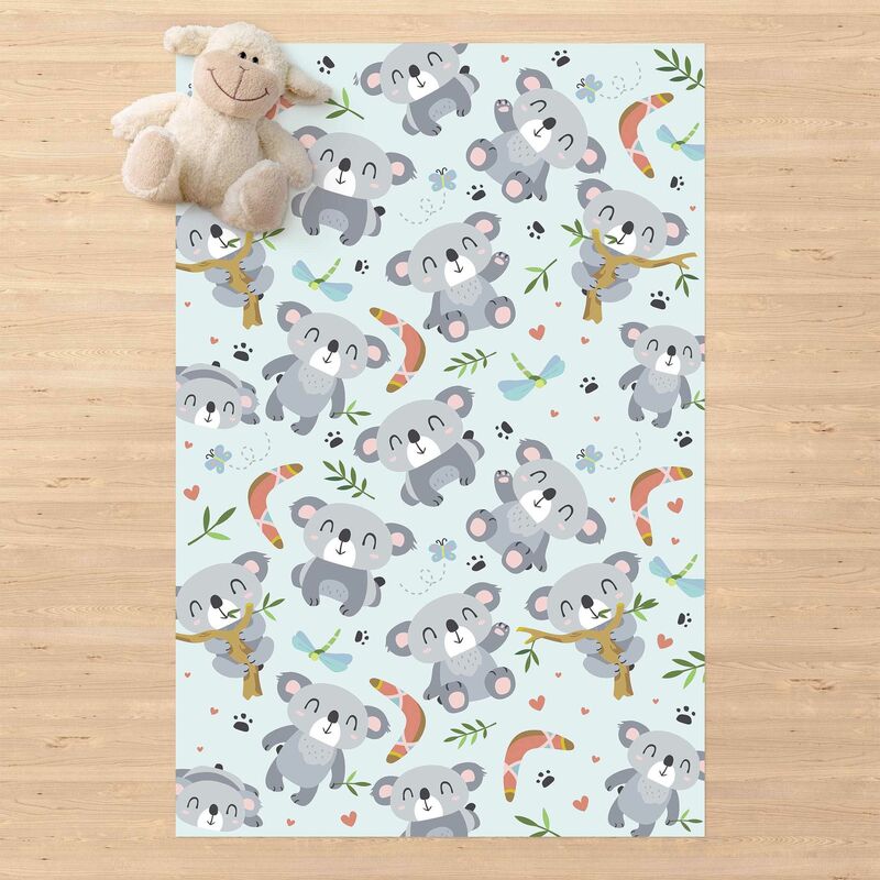 

Alfombras vinílicas - Playing Koala Bears With Boomerang In Australia - Alto 3:2 Dimensión LxA: 60cm x 40cm