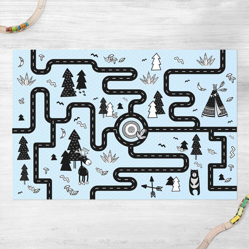 

Alfombras vinílicas - Playoom Mat Streets - Find Your Way - Apaisado 2:3 Dimensión LxA: 40cm x 60cm