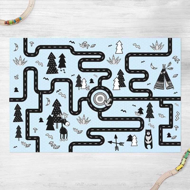 

Alfombras vinílicas - Playoom Mat Streets - Find Your Way - Apaisado 2:3 Dimensión LxA: 140cm x 210cm