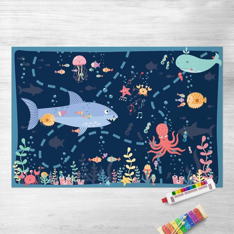 

Alfombras vinílicas - Playoom Mat Under Water - An Expedition - Apaisado 2:3 Dimensión LxA: 120cm x 180cm