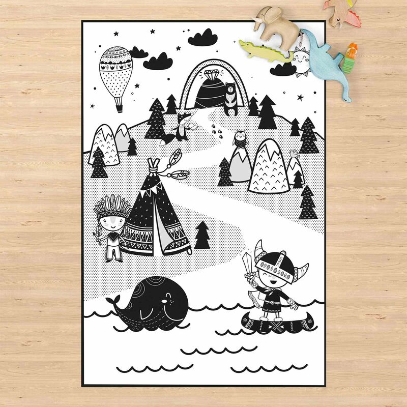 

Alfombras vinílicas - Playoom Mat Vikings - The Conquest Of The Diamond - Alto 3:2 Dimensión LxA: 210cm x 140cm