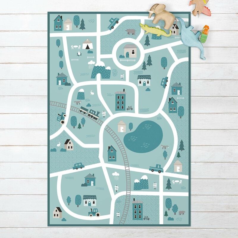 

Alfombras vinílicas - Playoom Mat Village - A Fine Little Place - Alto 3:2 Dimensión LxA: 150cm x 100cm