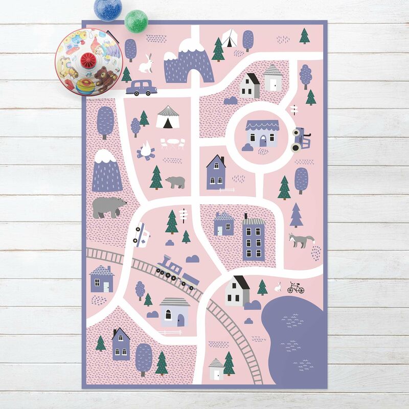 

Alfombras vinílicas - Playoom Mat Village - Off To The Countryside - Alto 3:2 Dimensión LxA: 150cm x 100cm