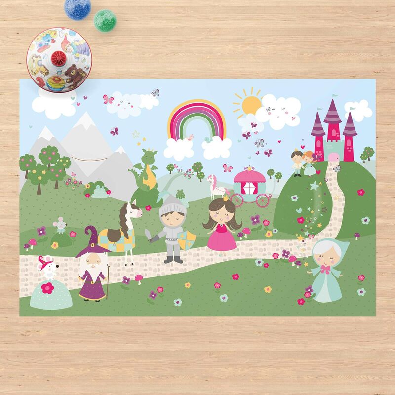 

Alfombras vinílicas - Playoom Mat Wonderland - Saved From The Dragon - Apaisado 2:3 Dimensión LxA: 100cm x 150cm