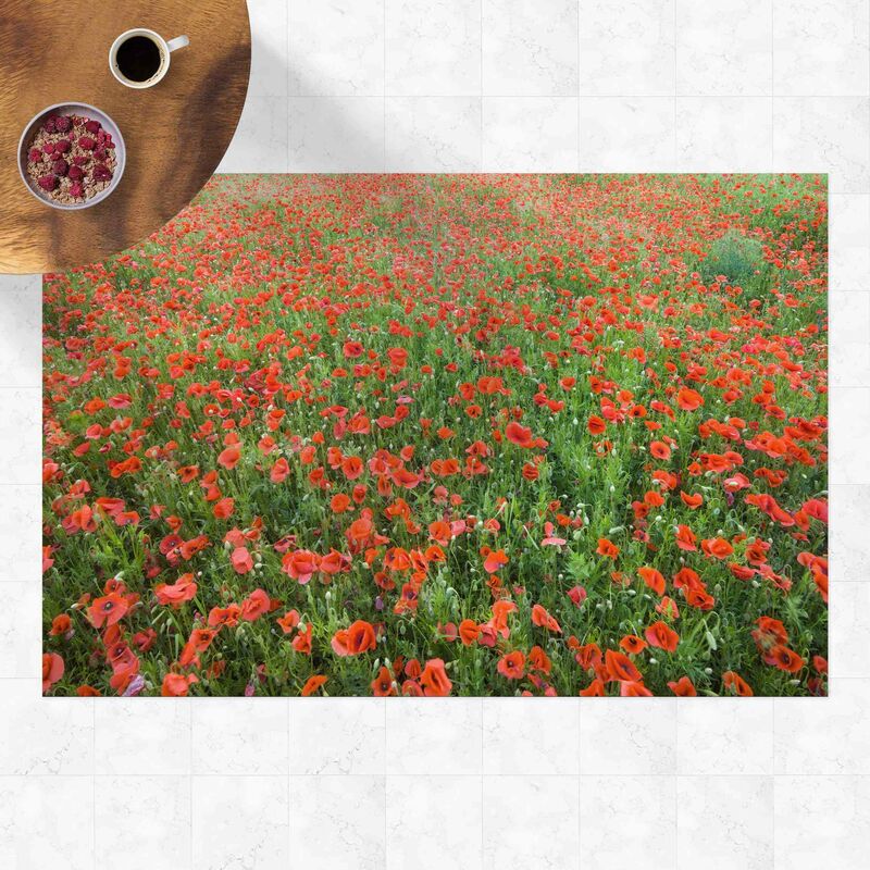 

Alfombras vinílicas - Poppy Field - Apaisado 2:3 Dimensión LxA: 100cm x 150cm