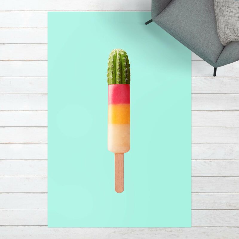 

Alfombras vinílicas - Popsicle With Cactus - Alto 3:2 Dimensión LxA: 210cm x 140cm