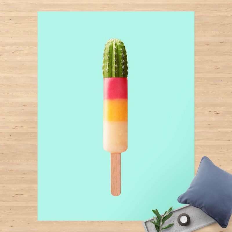 

Alfombras vinílicas - Popsicle With Cactus - Alto 4:3 Dimensión LxA: 100cm x 75cm