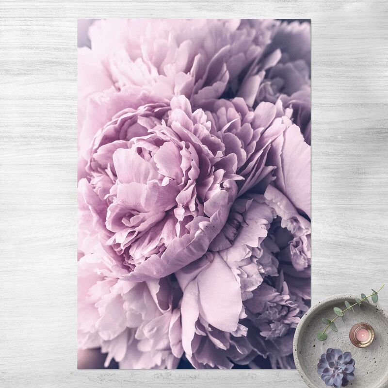 

Alfombras vinílicas - Purple Peony Blossoms - Alto 3:2 Dimensión LxA: 60cm x 40cm
