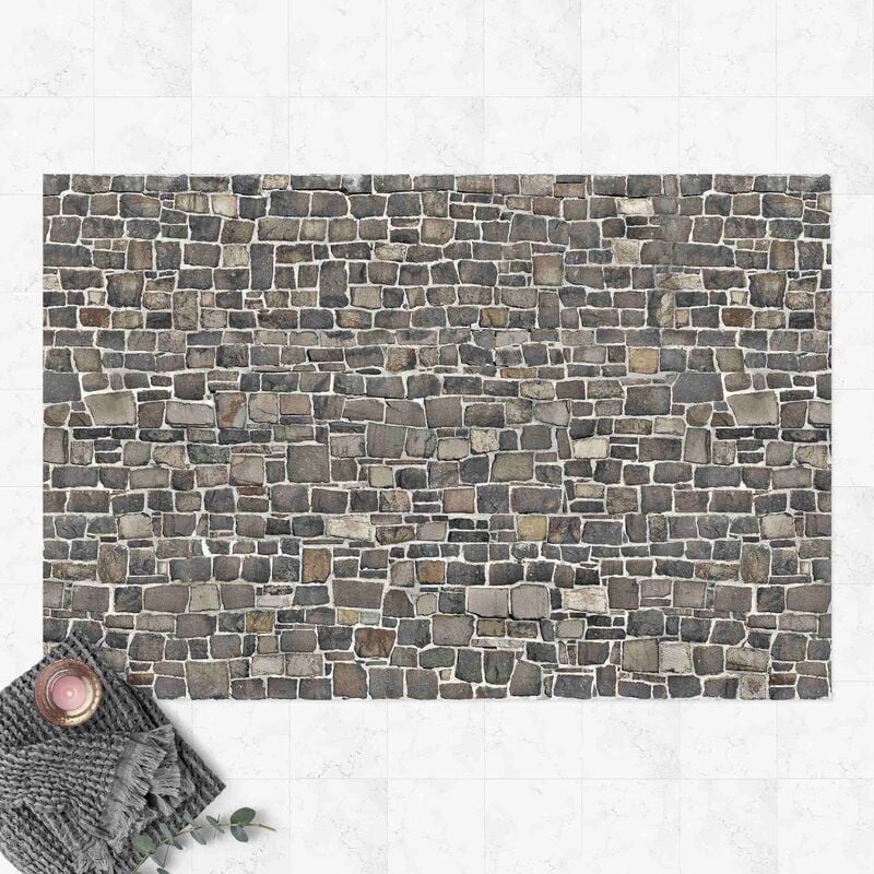 

Alfombras vinílicas - Quarry Stone Wallpaper Natural Stone Wall - Apaisado 2:3 Dimensión LxA: 40cm x 60cm