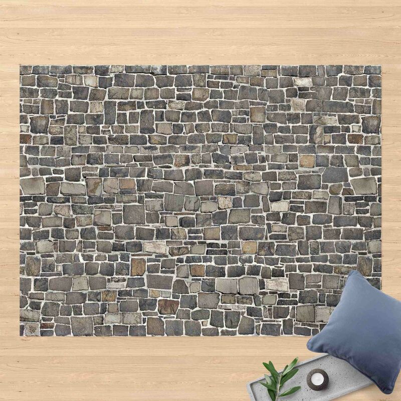 

Alfombras vinílicas - Quarry Stone Wallpaper Natural Stone Wall - Apaisado 3:4 Dimensión LxA: 75cm x 100cm