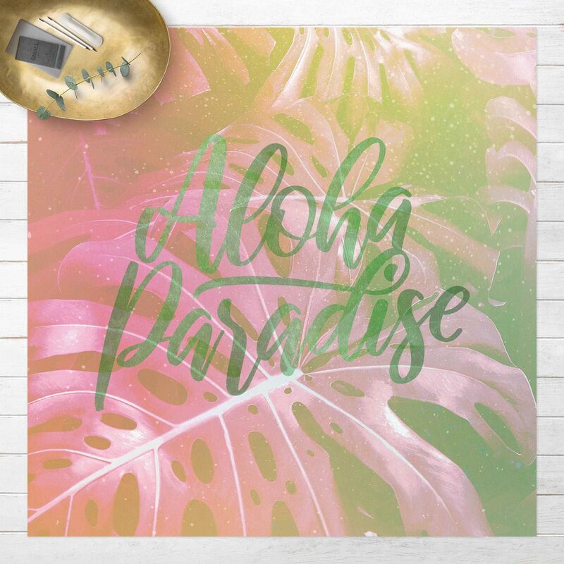 

Alfombras vinílicas - Rainbow - Aloha Paradise - Cuadrado 1:1 Dimensión LxA: 100cm x 100cm