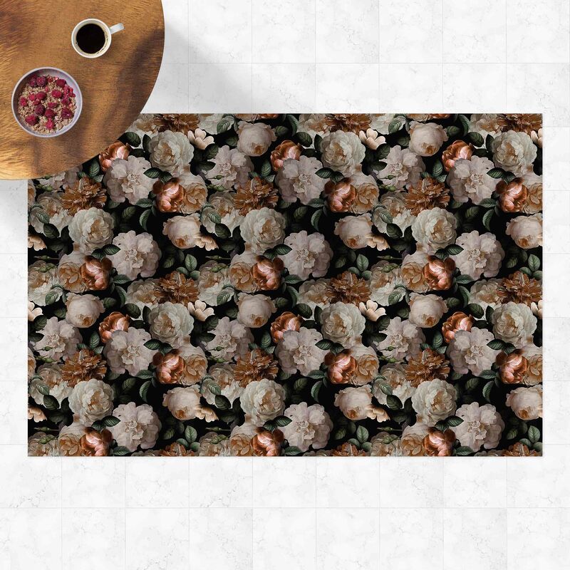 

Alfombras vinílicas - Red Roses With White Roses - Apaisado 2:3 Dimensión LxA: 80cm x 120cm