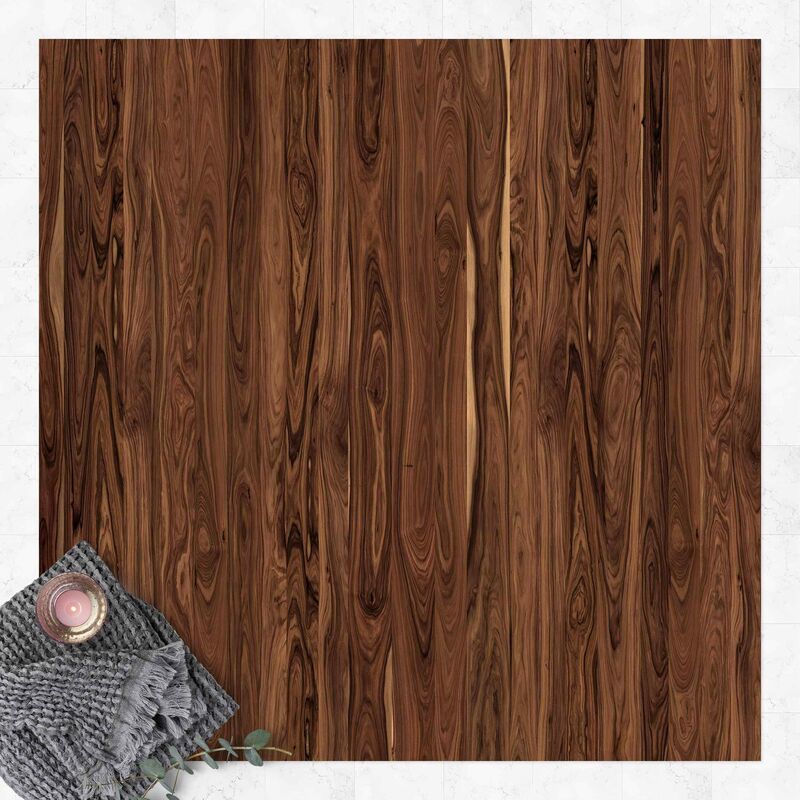

Bilderwelten - Alfombras vinílicas - Santos Palisander - Cuadrado 1:1 Dimensión LxA: 140cm x 140cm