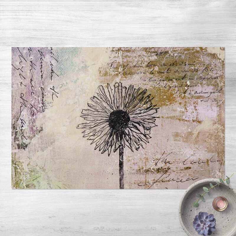 

Alfombras vinílicas - Shabby Dandelion - Apaisado 2:3 Dimensión LxA: 40cm x 60cm