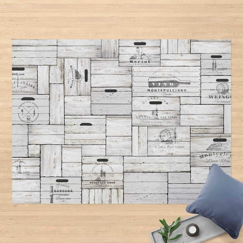 

Alfombras vinílicas - Shabby Wooden Crates - Apaisado 3:4 Dimensión LxA: 120cm x 160cm