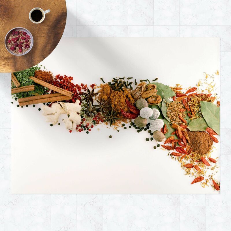 

Alfombras vinílicas - Spices And Dried Herbs - Apaisado 3:4 Dimensión LxA: 120cm x 160cm
