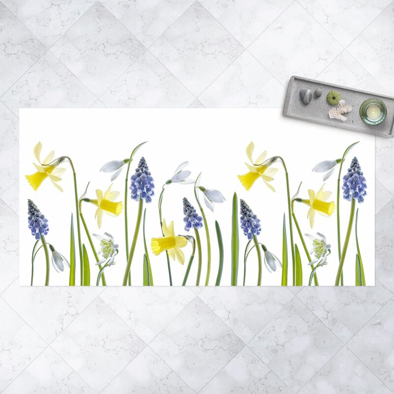 

Bilderwelten - Alfombras vinílicas - Spring Flowers - Apaisado 1:2 Dimensión LxA: 110cm x 220cm