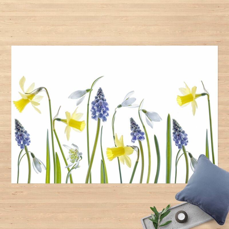 

Alfombras vinílicas - Spring Flowers - Apaisado 2:3 Dimensión LxA: 140cm x 210cm