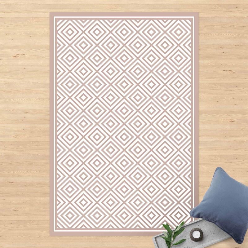 

Alfombras vinílicas - Square Tiles With Borders - Alto 3:2 Dimensión LxA: 90cm x 60cm