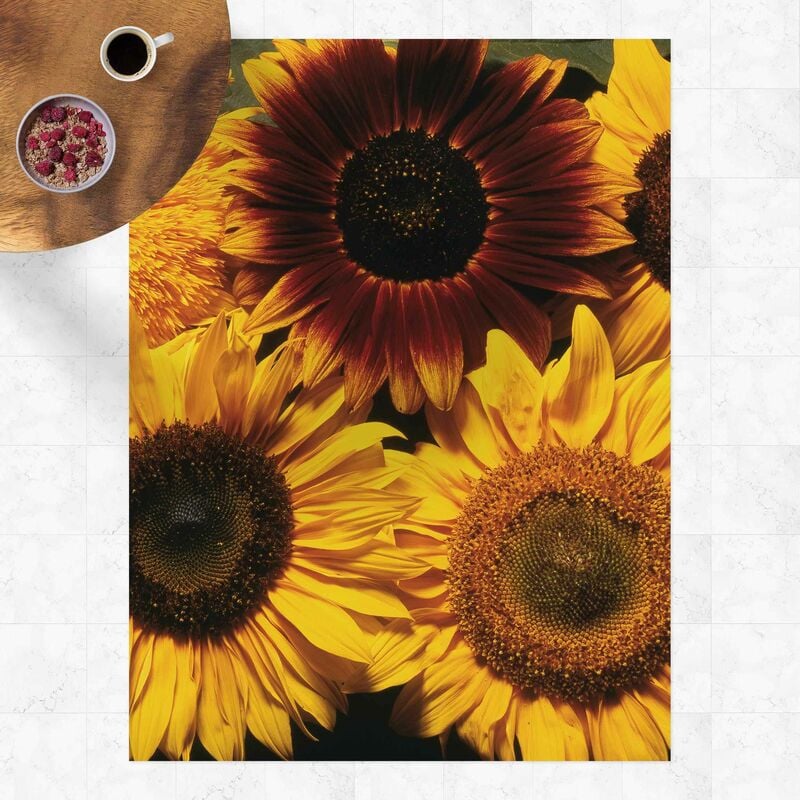 

Alfombras vinílicas - Sunflowers - Alto 4:3 Dimensión LxA: 160cm x 120cm