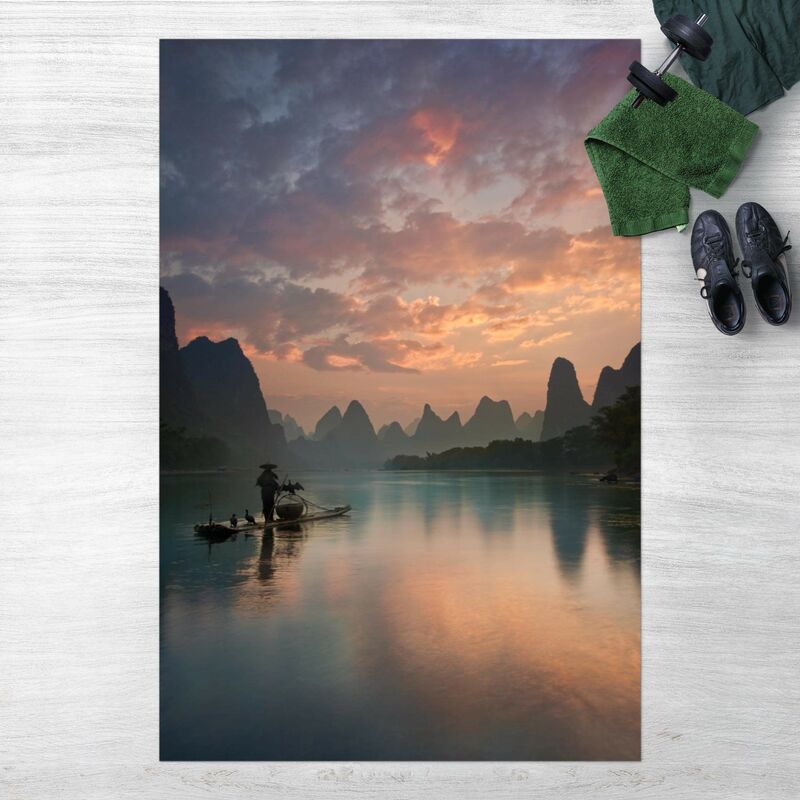 

Alfombras vinílicas - Sunrise Over Chinese River - Alto 3:2 Dimensión LxA: 90cm x 60cm