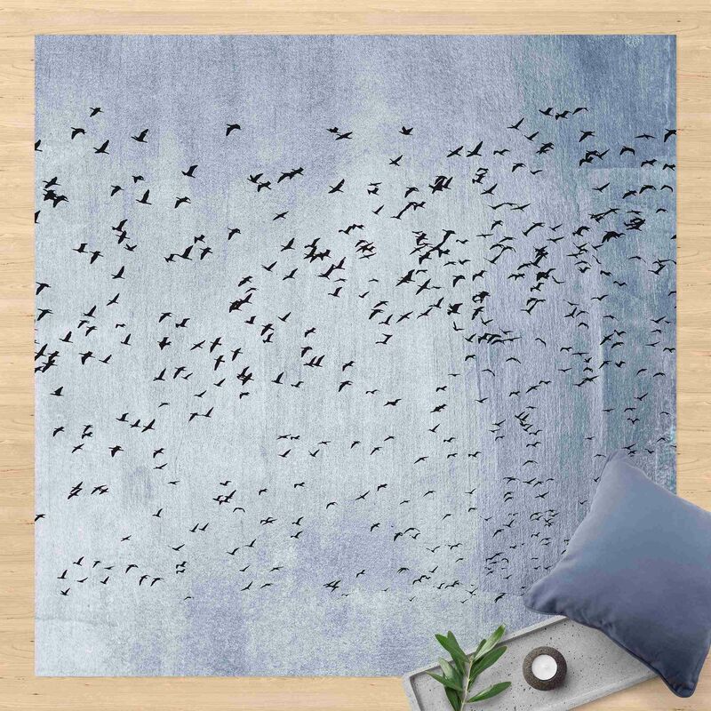 

Bilderwelten - Alfombras vinílicas - Swarm Behavior - Cuadrado 1:1 Dimensión LxA: 120cm x 120cm