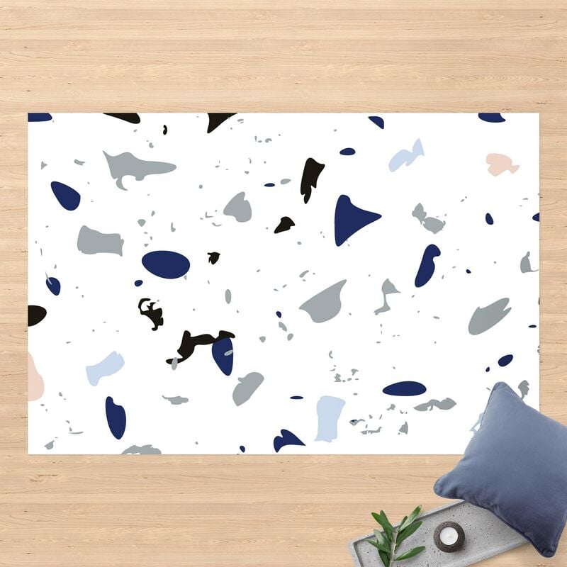 

Alfombras vinílicas - Terazzo Cyclone - Apaisado 2:3 Dimensión LxA: 140cm x 210cm