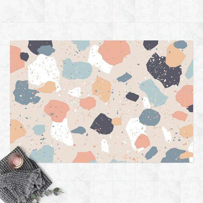 

Alfombras vinílicas - Terrazzo Pattern - Apaisado 2:3 Dimensión LxA: 60cm x 90cm