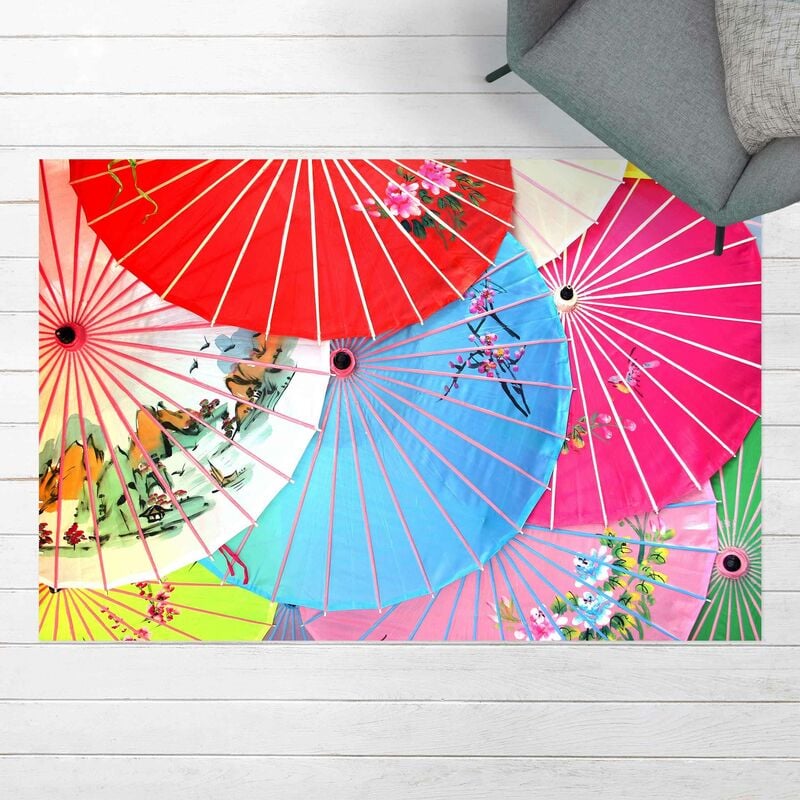 

Alfombras vinílicas - The Chinese Parasols - Apaisado 2:3 Dimensión LxA: 60cm x 90cm