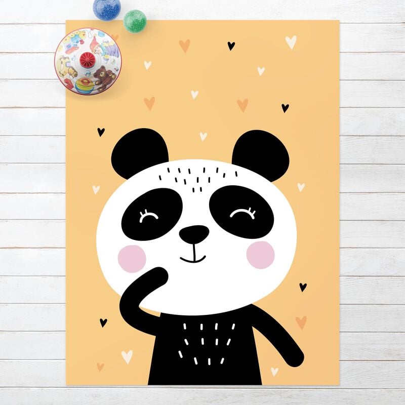 

Alfombras vinílicas - The Happiest Panda - Alto 4:3 Dimensión LxA: 160cm x 120cm