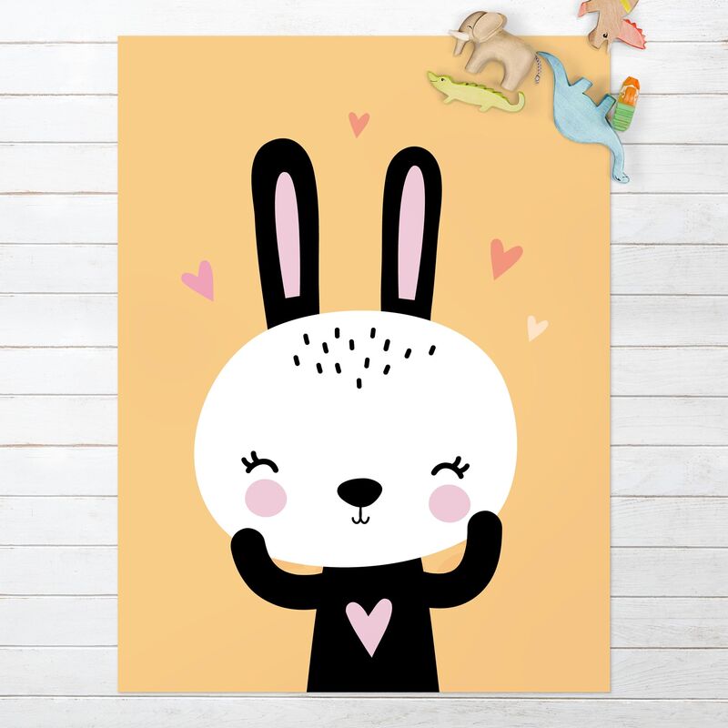 

Alfombras vinílicas - The Happiest Rabbit - Alto 4:3 Dimensión LxA: 140cm x 105cm