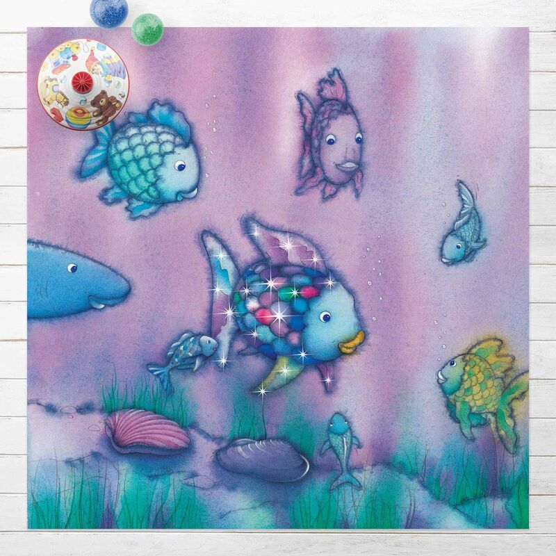 

Alfombras vinílicas - The Rainbow Fish - Paradise Under Water - Cuadrado 1:1 Dimensión LxA: 80cm x 80cm