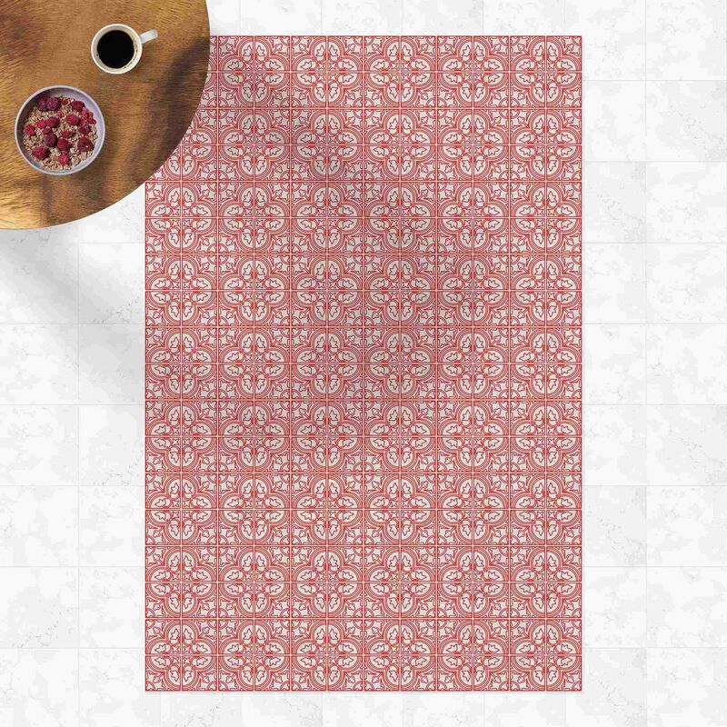

Alfombras vinílicas - Tile Pattern Faro Red - Alto 3:2 Dimensión LxA: 60cm x 40cm