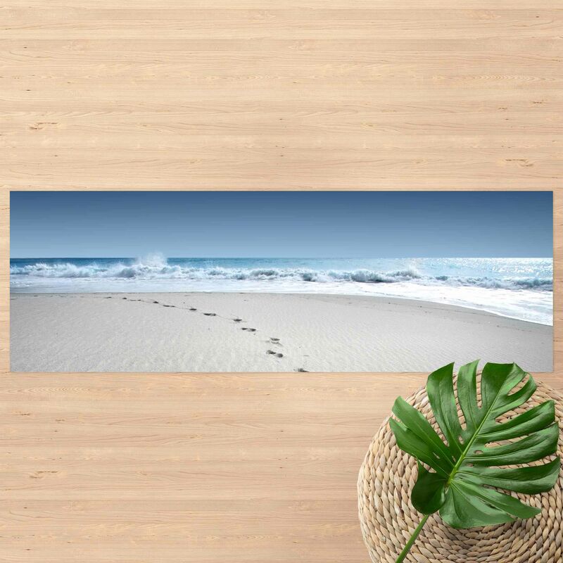 

Alfombras vinílicas - Traces In The Sand - Panorama Formato apaisado Dimensión LxA: 40cm x 120cm