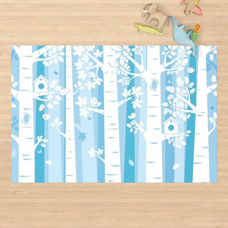 

Alfombras vinílicas - Trees In The Forest Blue - Apaisado 2:3 Dimensión LxA: 80cm x 120cm