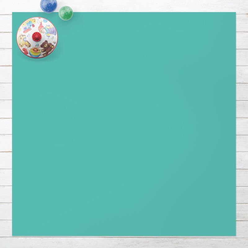 

Bilderwelten - Alfombras vinílicas - Turquoise - Cuadrado 1:1 Dimensión LxA: 120cm x 120cm