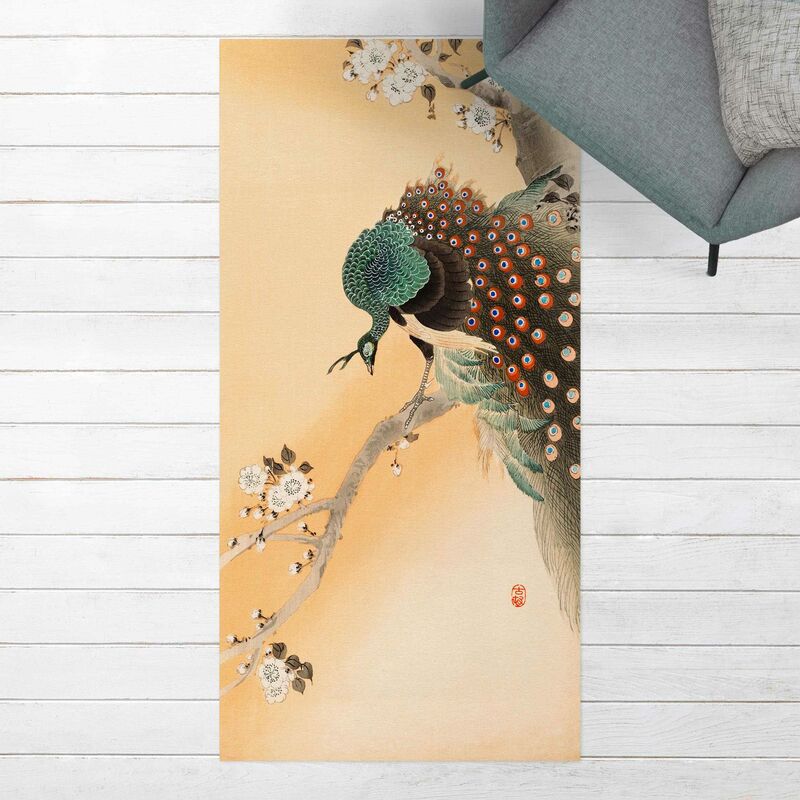 

Bilderwelten - Alfombras vinílicas - Vintage Illustration Asian Peacock ll - Alto 2:1 Dimensión LxA: 260cm x 130cm