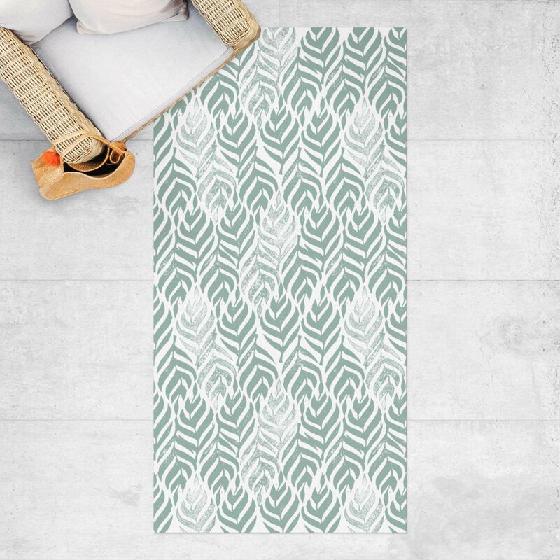 

Alfombras vinílicas - Vintage Pattern Branch With Leaves - Alto 2:1 Dimensión LxA: 160cm x 80cm