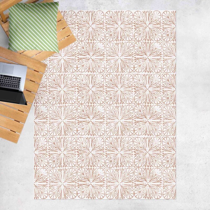 

Alfombras vinílicas - Vintage Pattern Filigree Art Deco - Alto 4:3 Dimensión LxA: 80cm x 60cm