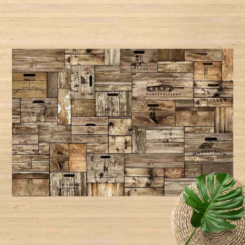 

Alfombras vinílicas - Vintage Woodeen Crates - Apaisado 2:3 Dimensión LxA: 120cm x 180cm
