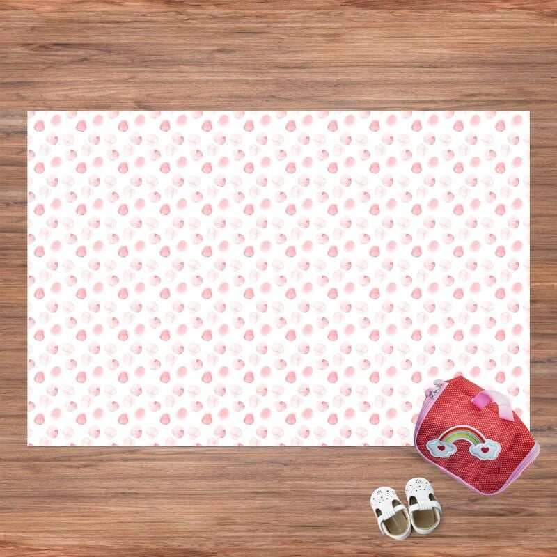 

Alfombras vinílicas - Watercolour Dots Rosa - Apaisado 2:3 Dimensión LxA: 140cm x 210cm