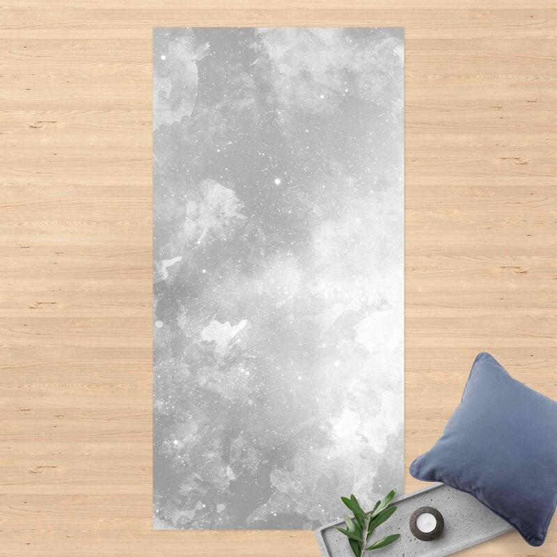 

Bilderwelten - Alfombras vinílicas - Watercolour Grey Galaxy - Alto 2:1 Dimensión LxA: 280cm x 140cm