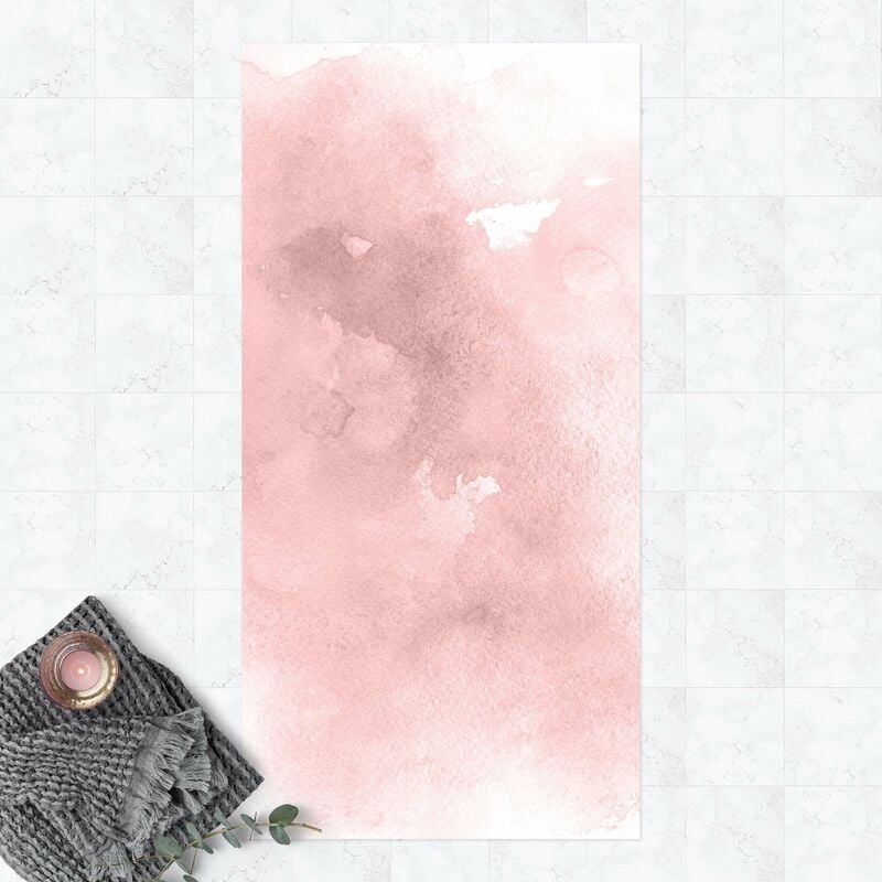 

Alfombras vinílicas - Watercolour Pink Cotton Candy - Alto 2:1 Dimensión LxA: 120cm x 60cm