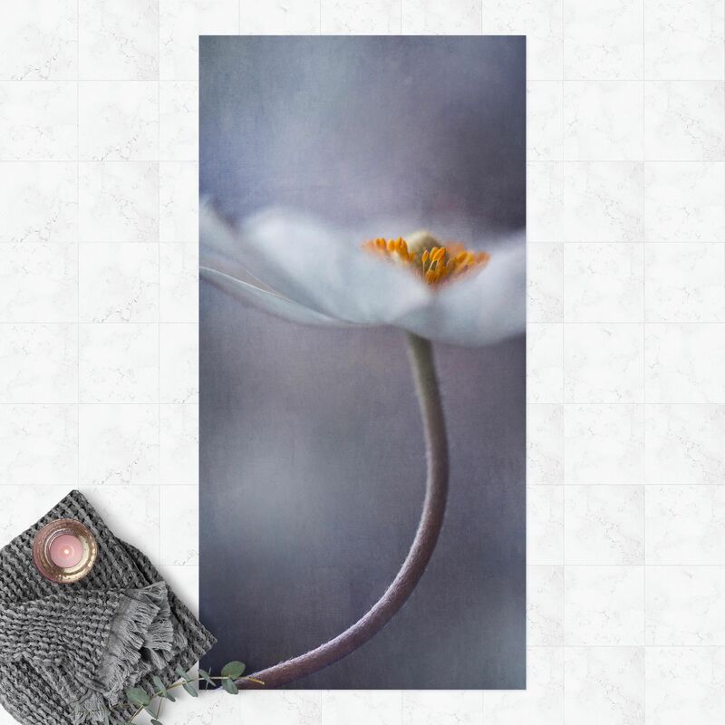 

Alfombras vinílicas - White Windflower - Alto 2:1 Dimensión LxA: 200cm x 100cm